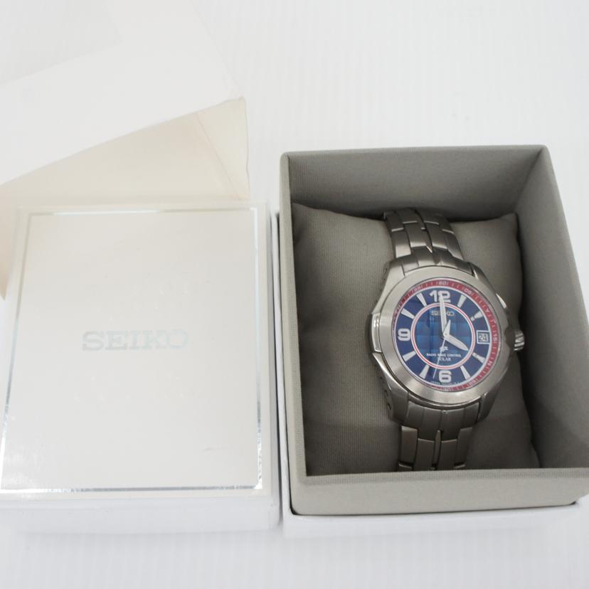 SEIKO セイコー/イグニッション/佐藤琢磨モデル/電波ソーラー/SBHS013//1955/3000/Aランク/75