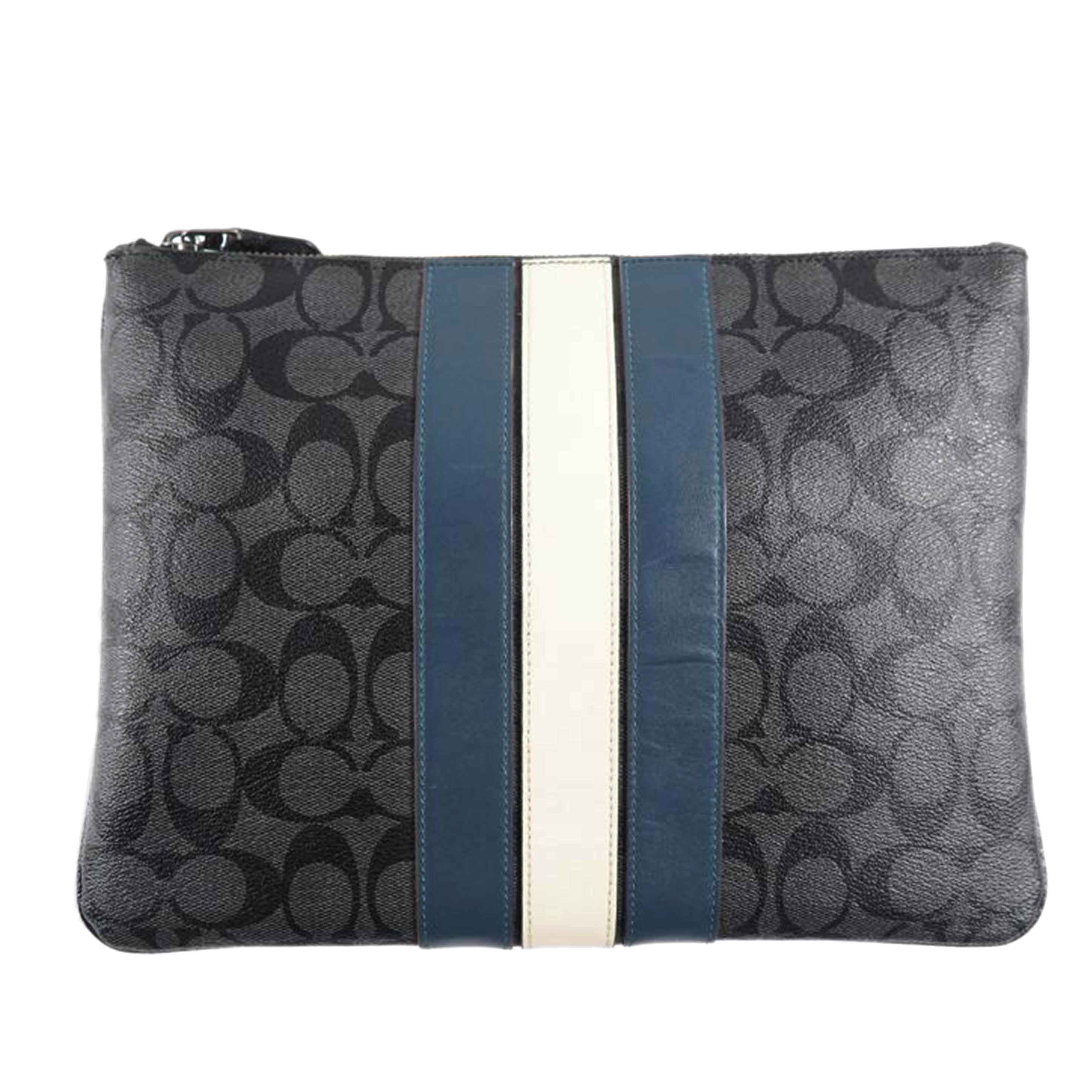 COACH コーチ/ストライプクラッチバッグ/F26071//A1892/Bランク/79