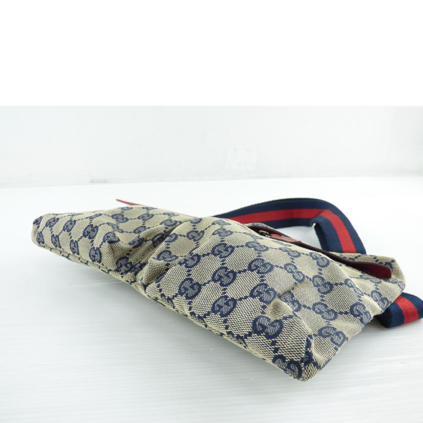 GUCCI グッチ/GGキャンバスレザーウエストバッグ/28566//001***/ABランク/64