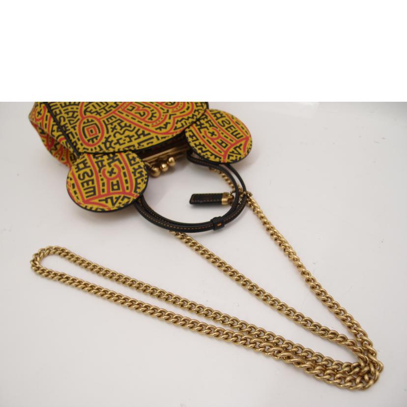 COACH コーチ/キスロックバック2wayチェーンショルダー/ディズニーコラボ/4718//K2080/SAランク/69