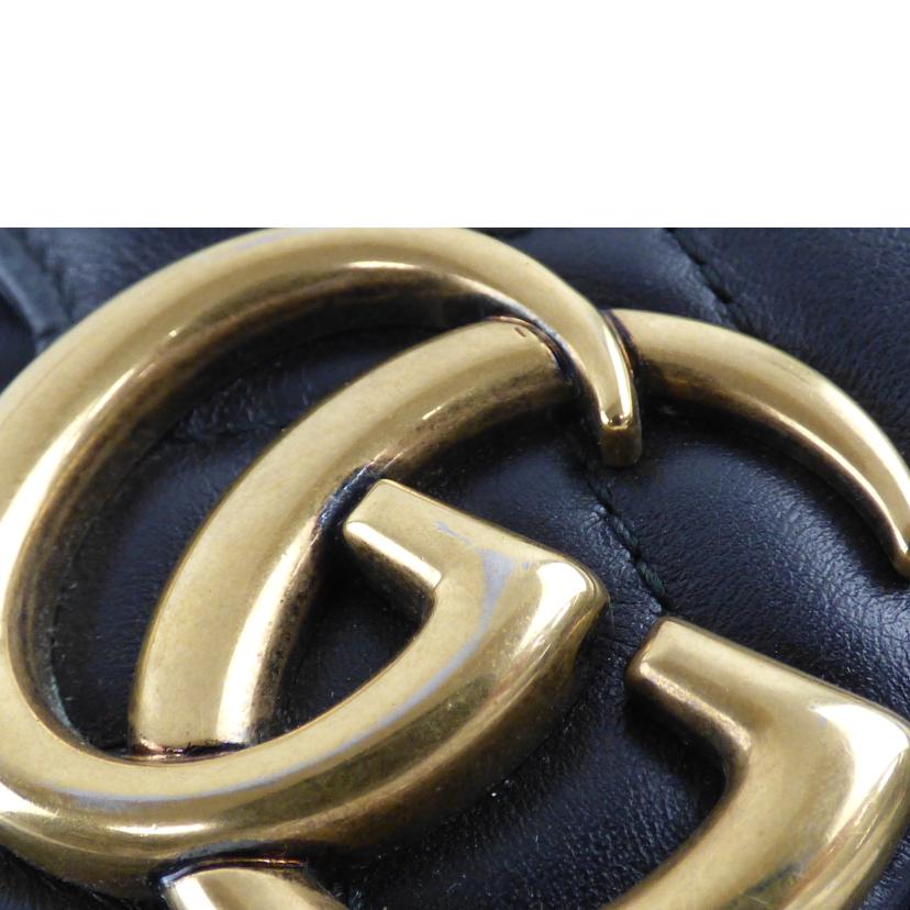 GUCCI グッチ/GGマーモントキルティングチェーンウォレット/474575//493***/Bランク/64