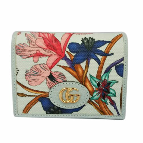 GUCCI グッチ/フローラGGマーモント コンパクトウォレット /577347//0416/Aランク/07
