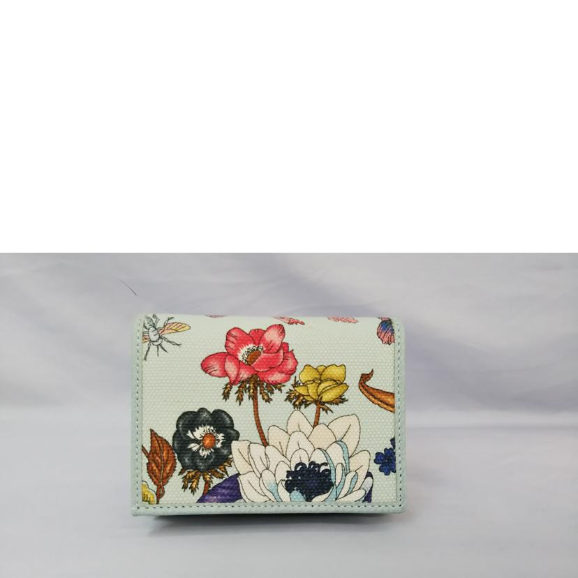 GUCCI グッチ/フローラGGマーモント コンパクトウォレット /577347//0416/Aランク/07