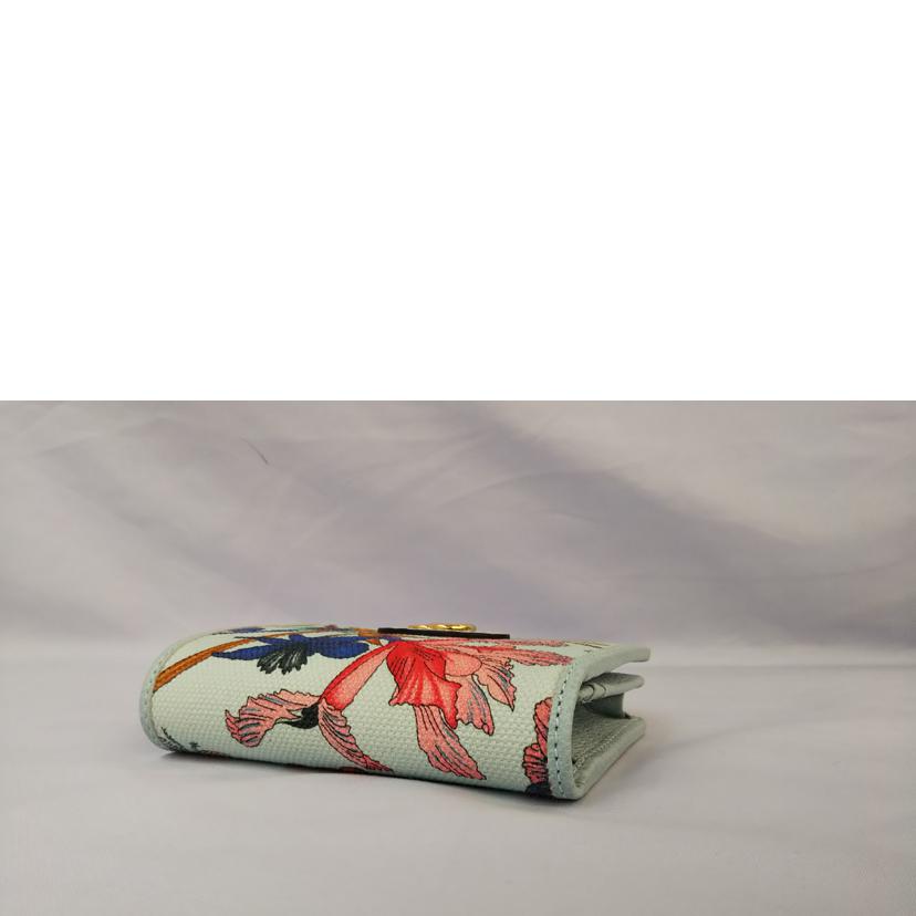 GUCCI グッチ/フローラGGマーモント コンパクトウォレット /577347//0416/Aランク/07