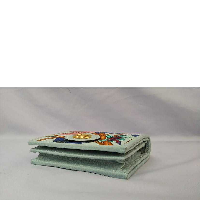 GUCCI グッチ/フローラGGマーモント コンパクトウォレット /577347//0416/Aランク/07