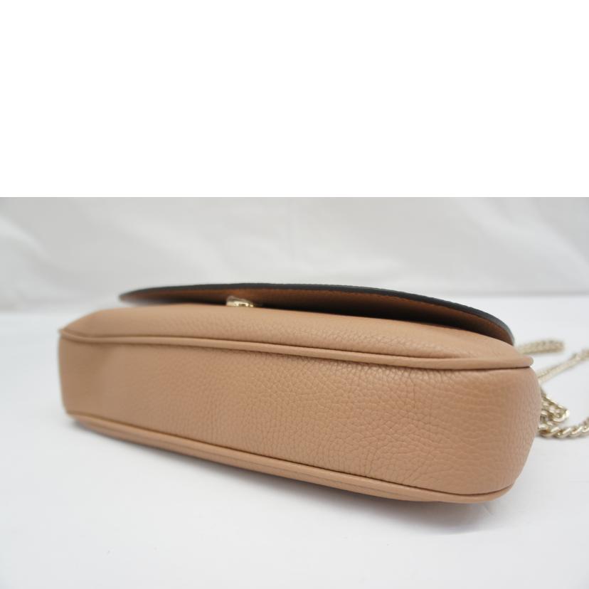 GUCCI グッチ/ソーホーインターロッキングチェーンレザーショルダー/536224//213***/Aランク/05