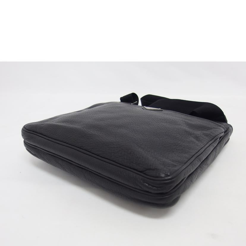 PRADA プラダ/レザーショルダーバッグ/ブラック//203/Aランク/04