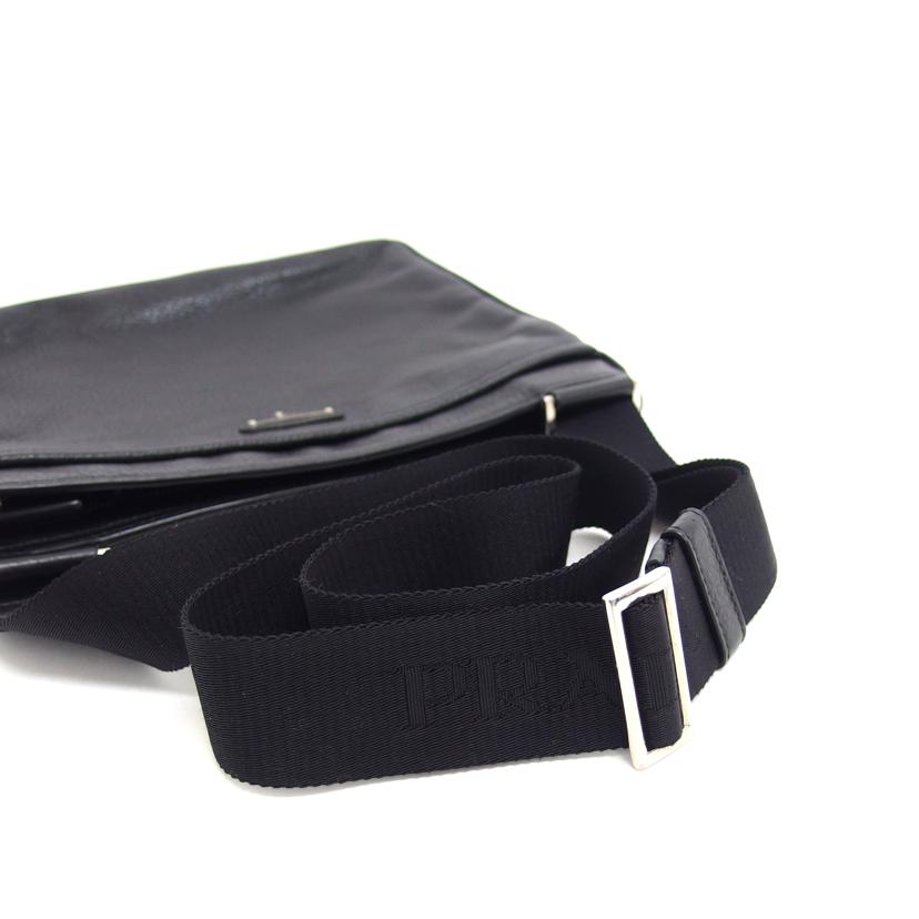 PRADA プラダ/レザーショルダーバッグ/ブラック//203/Aランク/04