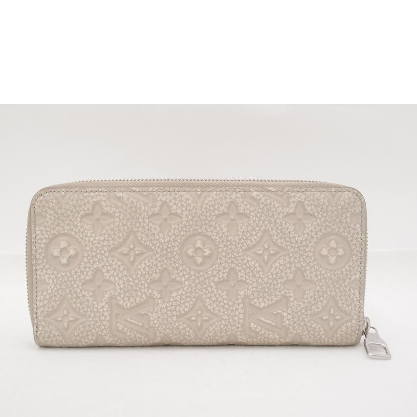 LOUIS VUITTON ルイヴィトン 2022年秋冬コレクション ラウンドファスナー長財布 チョークホワイト モノグラムエンボス レディース メンズ/ジッピーウォレット・ヴェルティカル/トリヨンクライミング/M81573//RFI****/Aランク/69