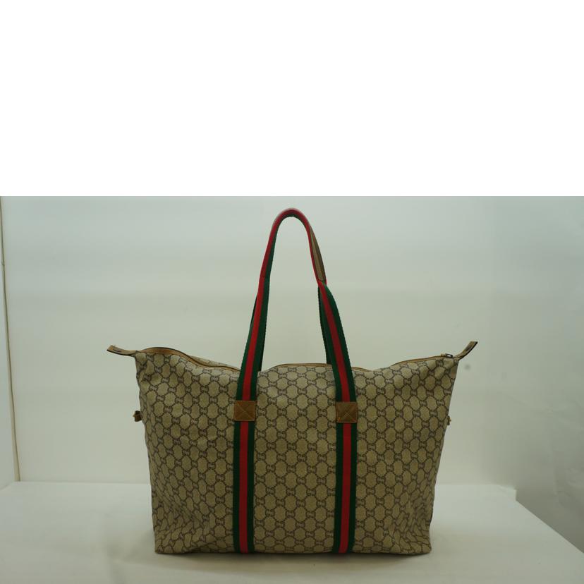 GUCCI PLUS グッチ プラス/GUCCI シェリーラインPVCトートバック BEG //Bランク/09