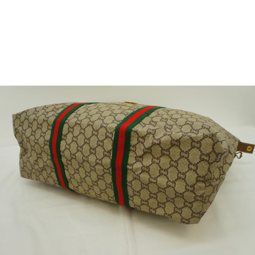 GUCCI PLUS グッチ プラス/GUCCI シェリーラインPVCトートバック BEG //Bランク/09