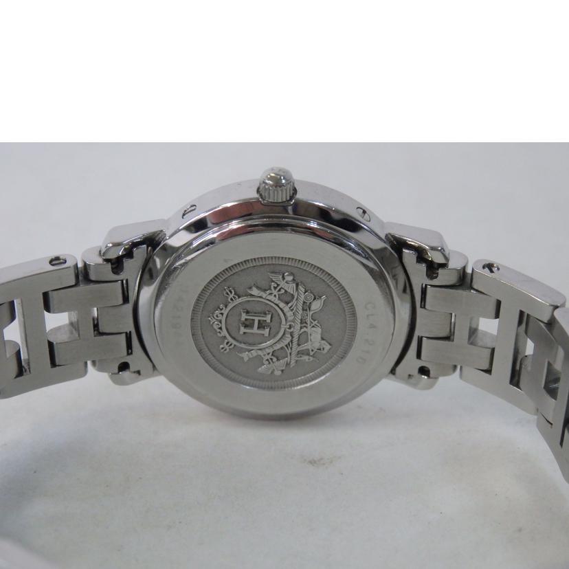 HERMES エルメス/クリッパー/白文字盤/レディースクォーツ/CL4.210//142****/Bランク/84