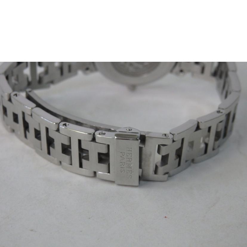 HERMES エルメス/クリッパー/白文字盤/レディースクォーツ/CL4.210//142****/Bランク/84