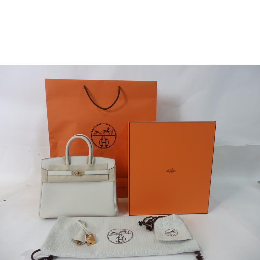 HERMES エルメス/バーキン25/トゴ/クレ/ローズゴールド金具//Z刻印********/SAランク/84