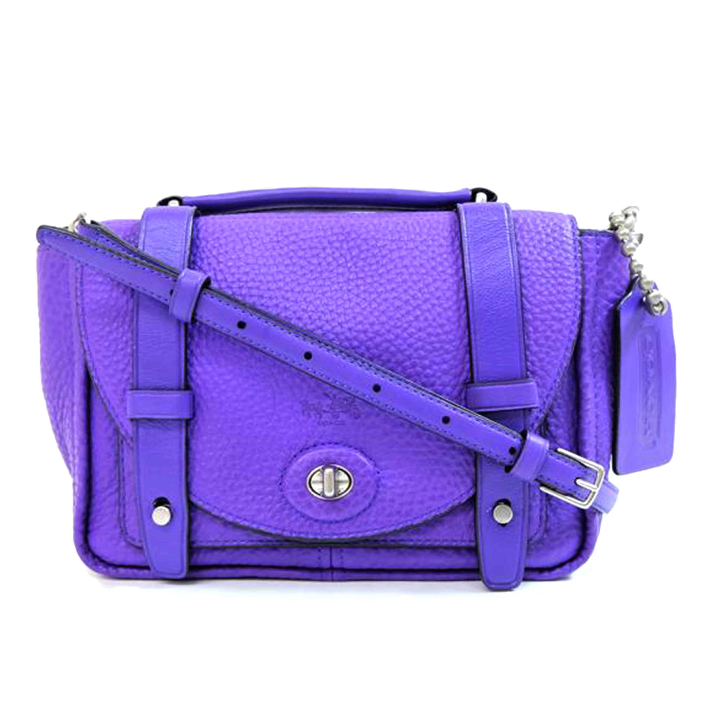 COACH コーチ/ペプルド レザーミニブルックリン メッセンジャー/32262//D1421/Bランク/71