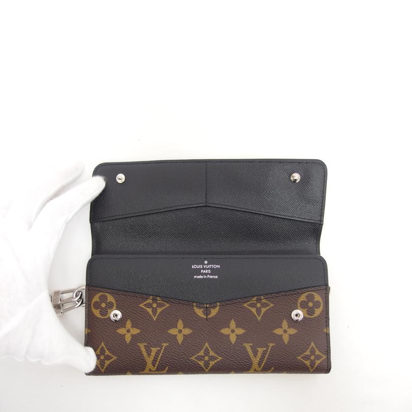 LV ルイ・ヴィトン 三つ折り長財布/ポルトフォイユ・ロン/モノグラム/マカサー/M60168//MI5***/ABランク/04