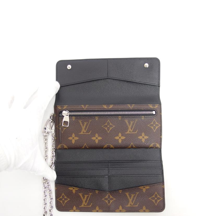 LV ルイ・ヴィトン 三つ折り長財布/ポルトフォイユ・ロン/モノグラム/マカサー/M60168//MI5***/ABランク/04