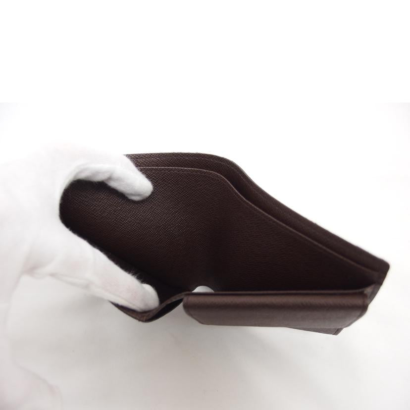 LV ルイ・ヴィトン 二つ折り財布 コンパクトウォレット/ポルトフォイユ・マルコ/ダミエ/エベヌ/N61675//CA2***/Aランク/04