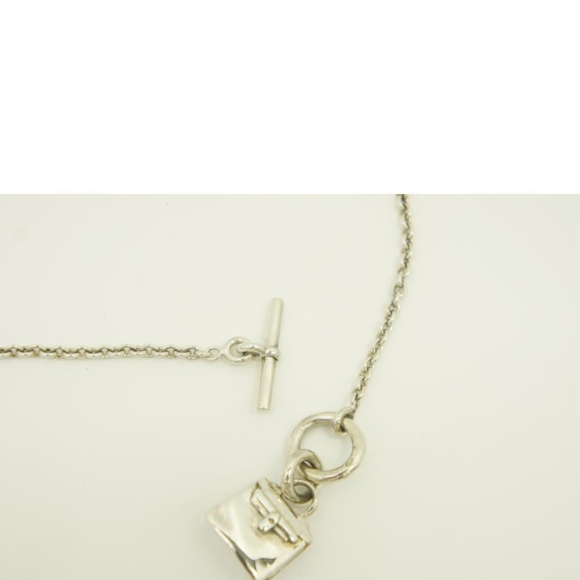 HERMES エルメス/シルバーアミュレットケリ-ネックレス//ABランク/75
