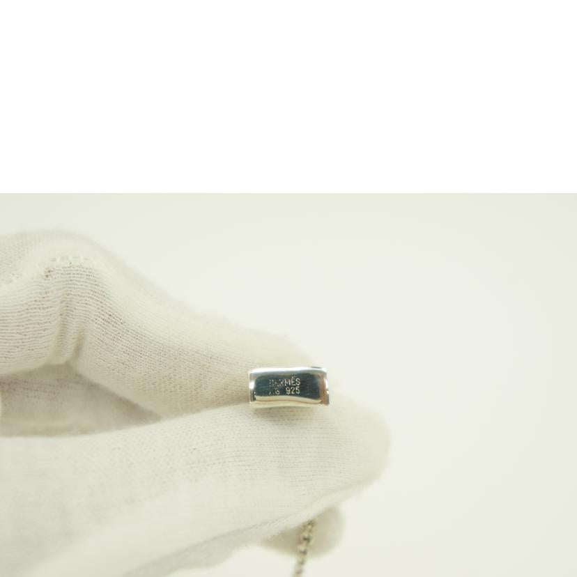 HERMES エルメス/シルバーアミュレットケリ-ネックレス//ABランク/75