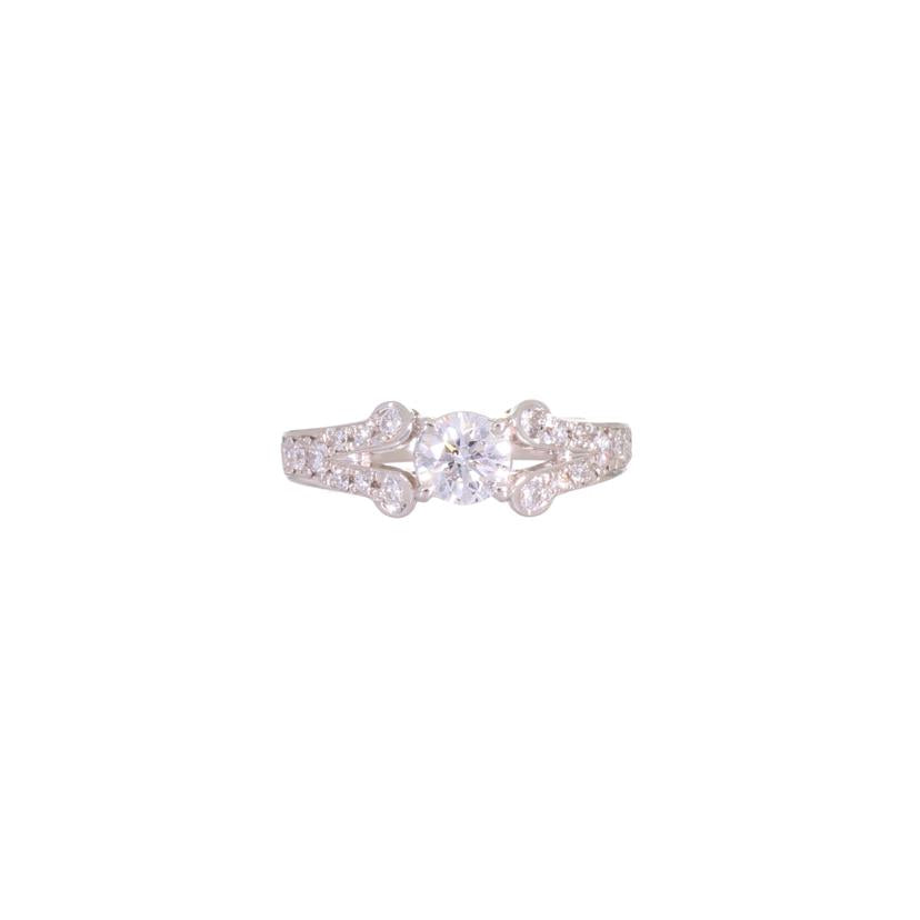 / PT900ダイヤリング0.515/0.30ct//Aランク/75