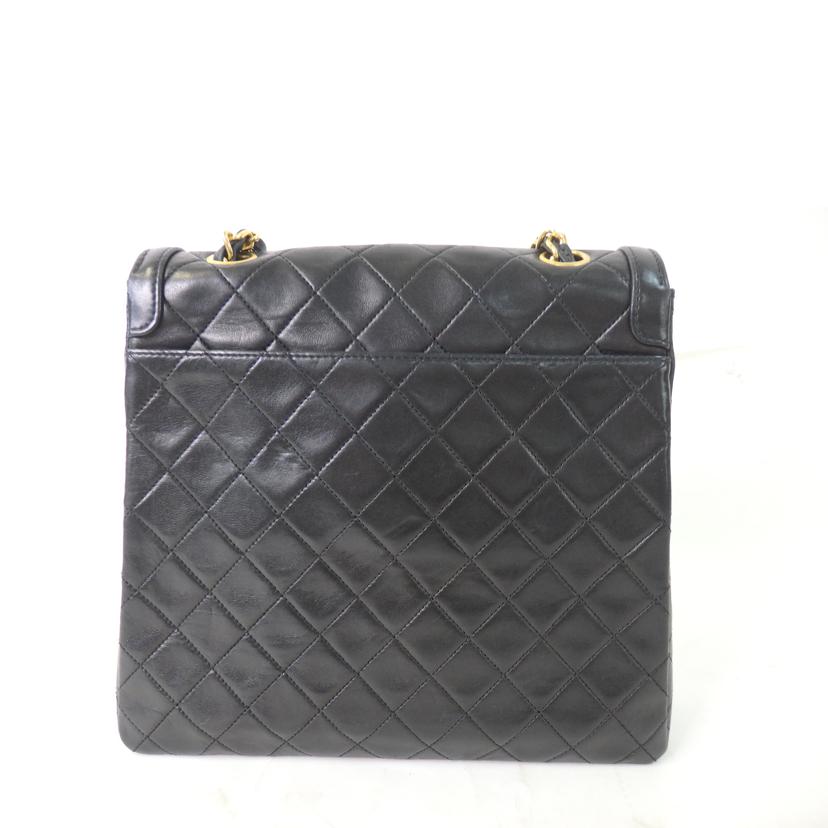 CHANEL シャネル/ココマークマトラッセチェーンショルダーバッグ/黒/ゴールド金具//164****/Bランク/84
