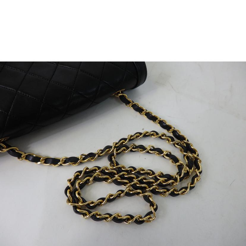 CHANEL シャネル/ココマークマトラッセチェーンショルダーバッグ/黒/ゴールド金具//164****/Bランク/84