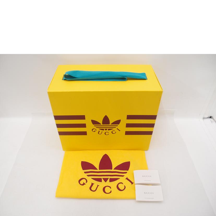 GUCCI グッチ アディダス ミニトップハンドバック 黒 メンズ レディース /adidasコラボ ハンドルバッグ/ブラック/702387//493***/Sランク/69