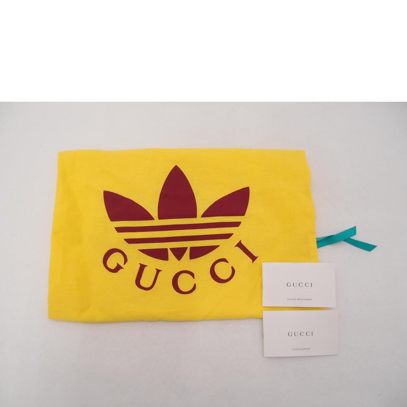 GUCCI グッチ アディダス ミニトップハンドバック 茶 GG レディース メンズ/adidasコラボ ハンドルバッグ/ブラウン/702387//493***/SAランク/69