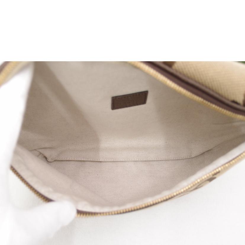 GUCCI グッチ ボディバッグ ウエストバッグ GGキャンバス メンズ レディース/ジャンボGGベルトバッグ/ベージュ/696031//527***/Aランク/69
