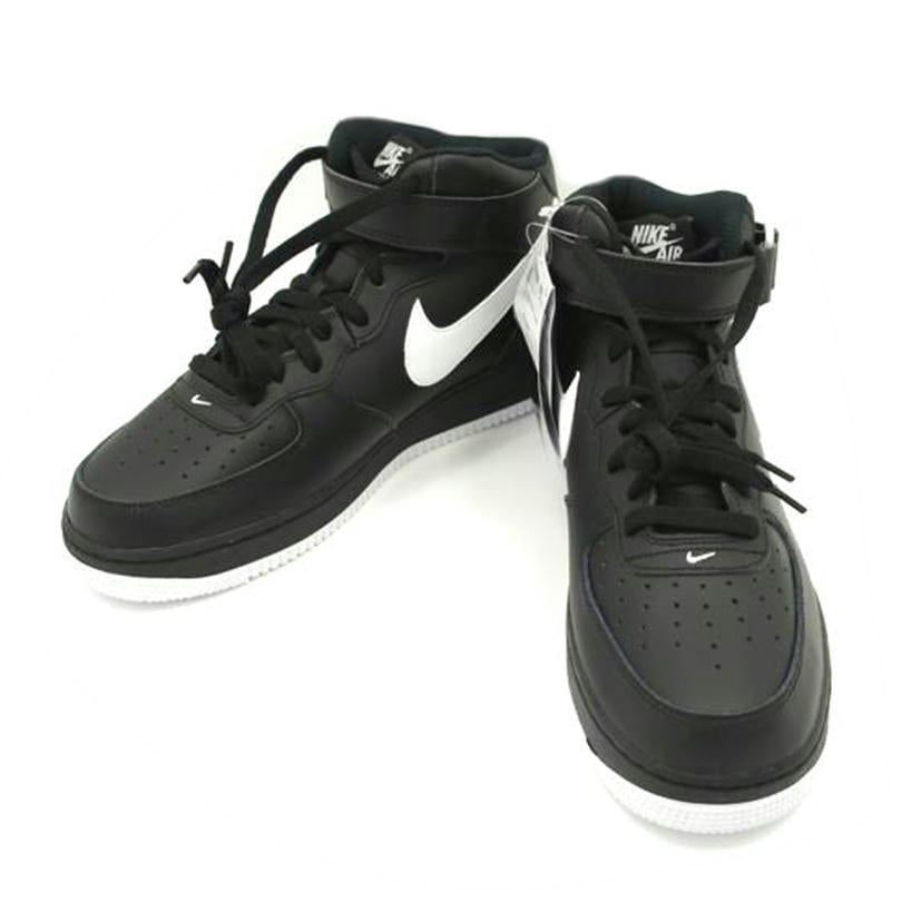 NIKE ナイキ NIKE エアフォース1ミッド AIRFORCE1 ハイカットスニーカー メンズ ブラック/エアフォース1ミッド/ハイカットスニーカー/DV0806-001//サイズ:28cm/ABランク/75