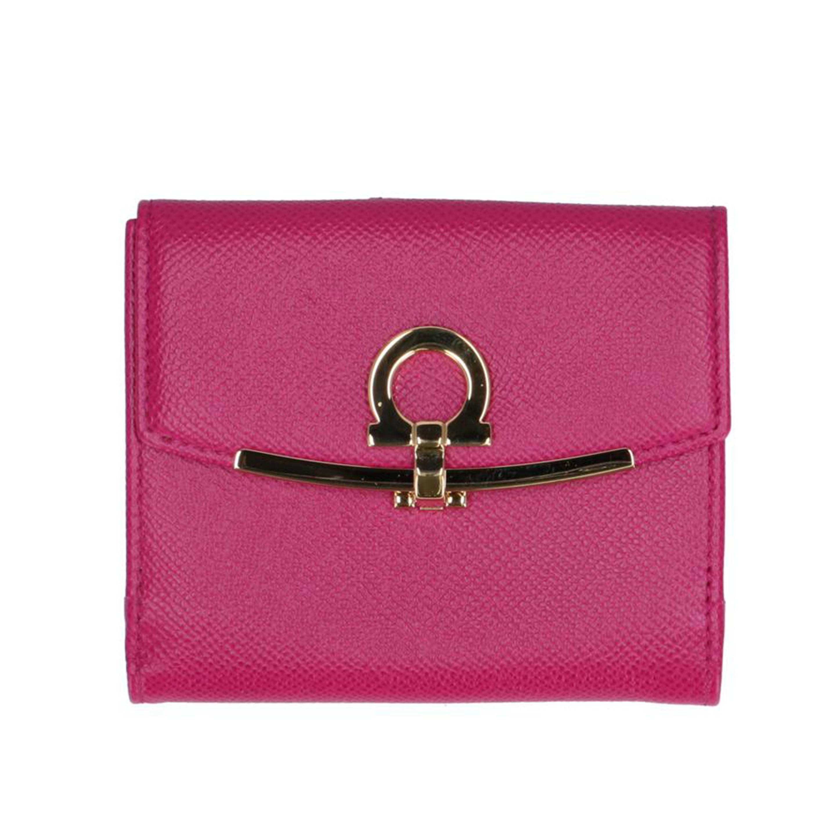 S.Ferragamo サルヴァトーレフェラガモ/ガンチーニ2つ折り財布/DR.22C877//ABランク/05