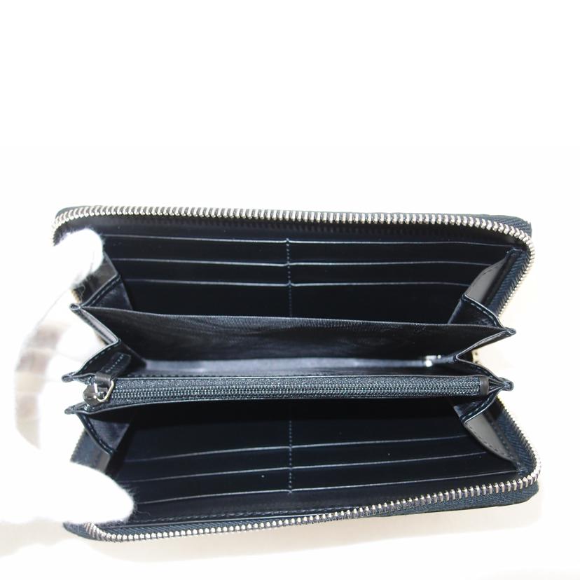 GUCCI グッチ 黒 GG柄 ジップ長財布 メンズ /GGエンボス・ラウンドファスナー長財布/ブラック/625558//203***/SAランク/69