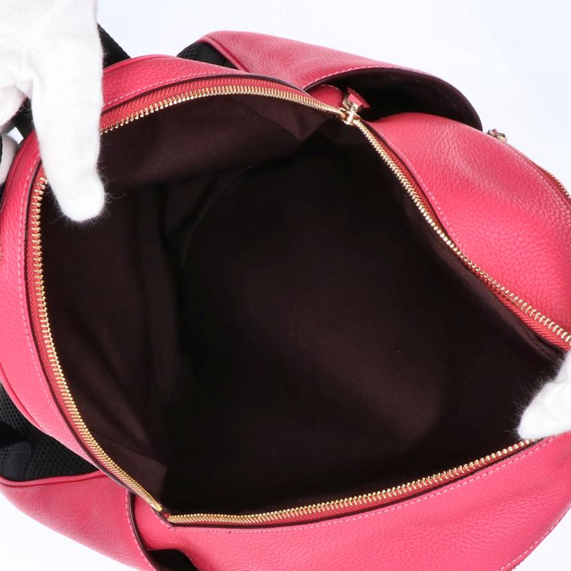 COACH コーチ/ペブルドレザー コートバックパック/5666//M2021/ABランク/75