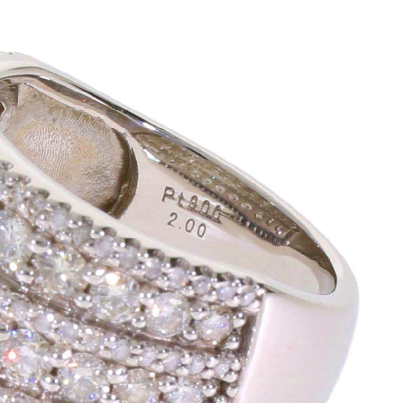 /◎ PT900ダイヤリング2.00ct//Aランク/75