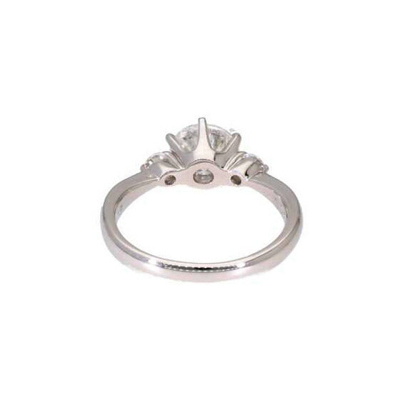/◎ PT900ダイヤリング1.020/0.15ct//Aランク/75