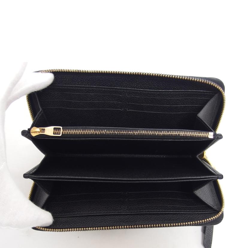 LV ルイ・ヴィトン ラウンドファスナー長財布/ジッピーウォレット/モノグラム/アンプラント/ノワール/M60571//SP2***/ABランク/04