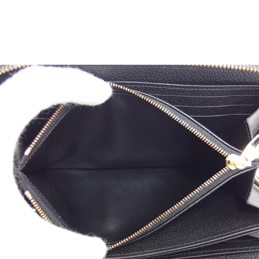 LV ルイ・ヴィトン ラウンドファスナー長財布/ジッピーウォレット/モノグラム/アンプラント/ノワール/M60571//SP2***/ABランク/04