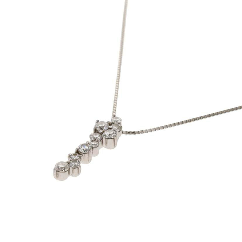 / PT950/850ダイヤネックレス0.60ct//Aランク/77