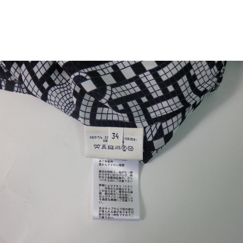 HERMES エルメス/モザイク柄ノースリーブワンピース/#34//SAランク/84