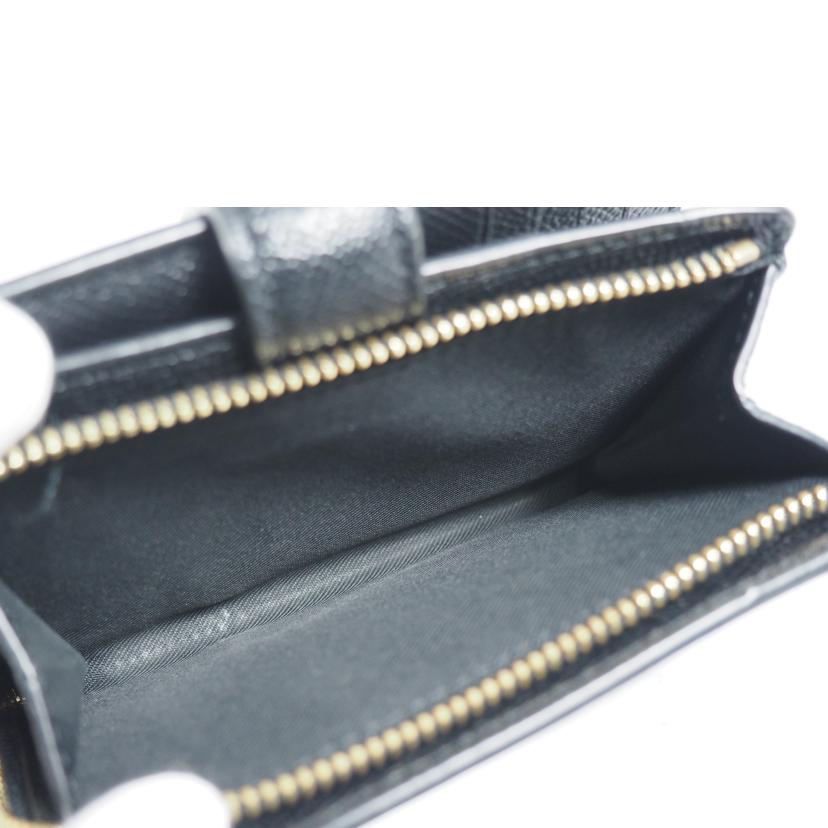 COACH コーチ/2つ折り財布/L字ZIPコンパクト PVC/黒/F11484//Bランク/79