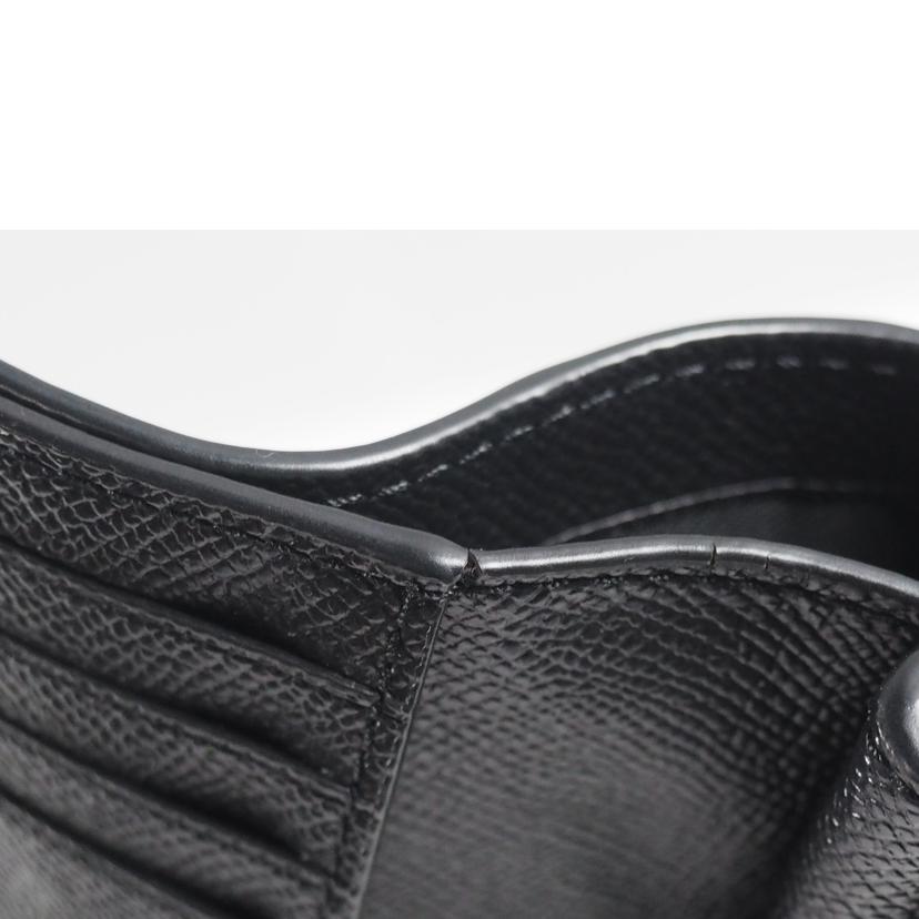 COACH コーチ/2つ折り財布/L字ZIPコンパクト PVC/黒/F11484//Bランク/79