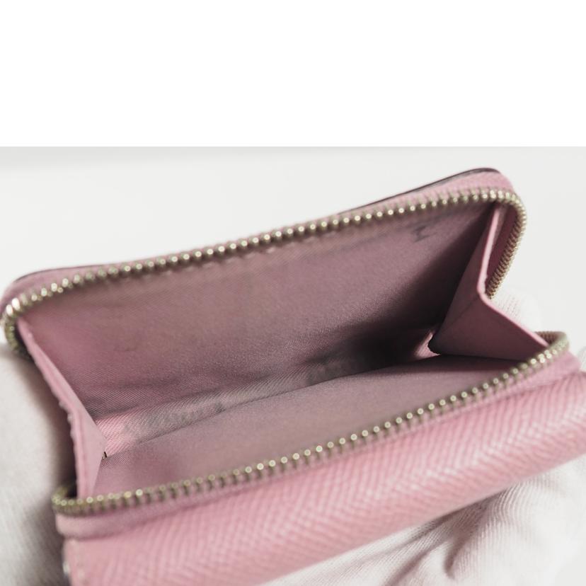 COACH コーチ/スモールトライフォールドウォレット/クロスグレイン/ピンク/F37968//Bランク/79