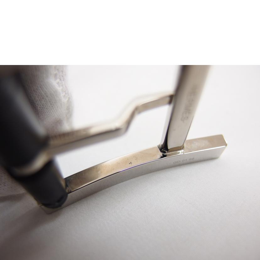 HERMES エルメス/Hバックル/シルバー金具レザーベルト/ブラック//D F********/ABランク/04