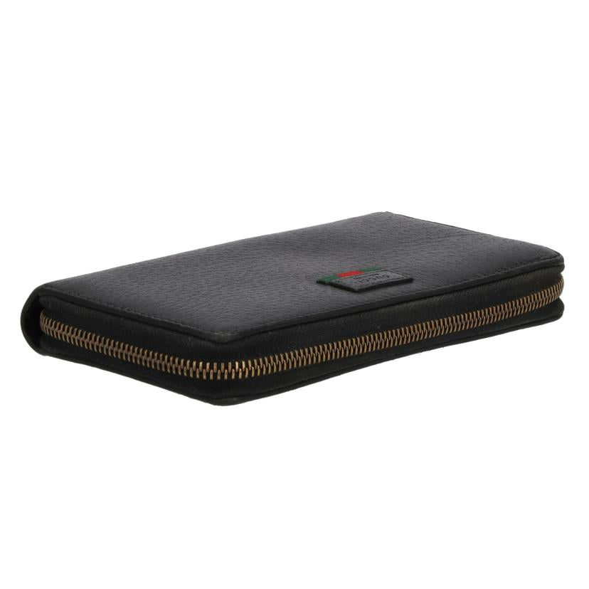 GUCCI グッチ/ウェブシェリーラインラウンドファスナー財布/435298//041**/ABランク/05