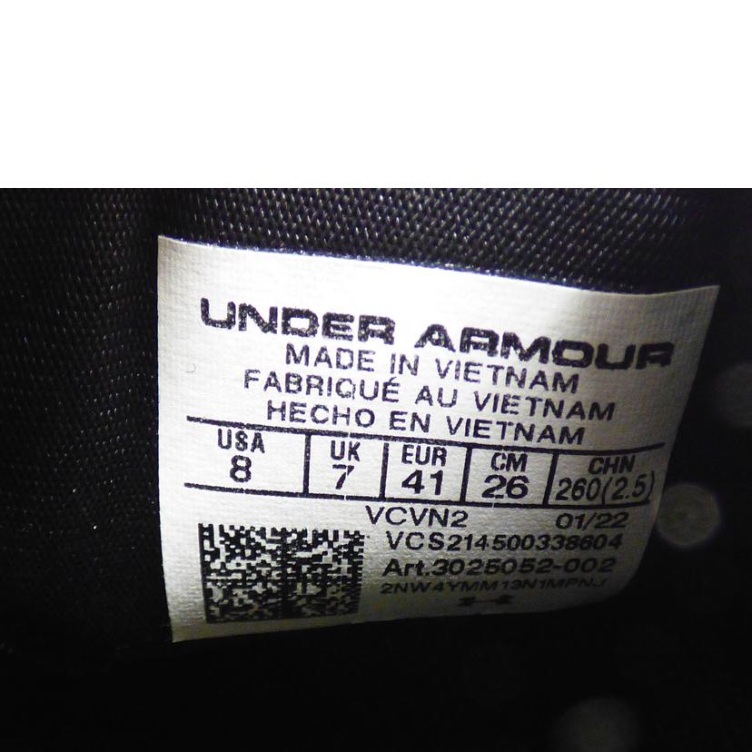 UNDERARMOUR アンダーアーマー/トレーニングシューズ/3025052-002//Aランク/64