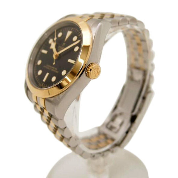 TUDOR チューダー チュードル 腕時計 黒文字盤 YG×SS コンビ/ブラックベイ39 S&G/自動巻き/79663//27V****/SAランク/69