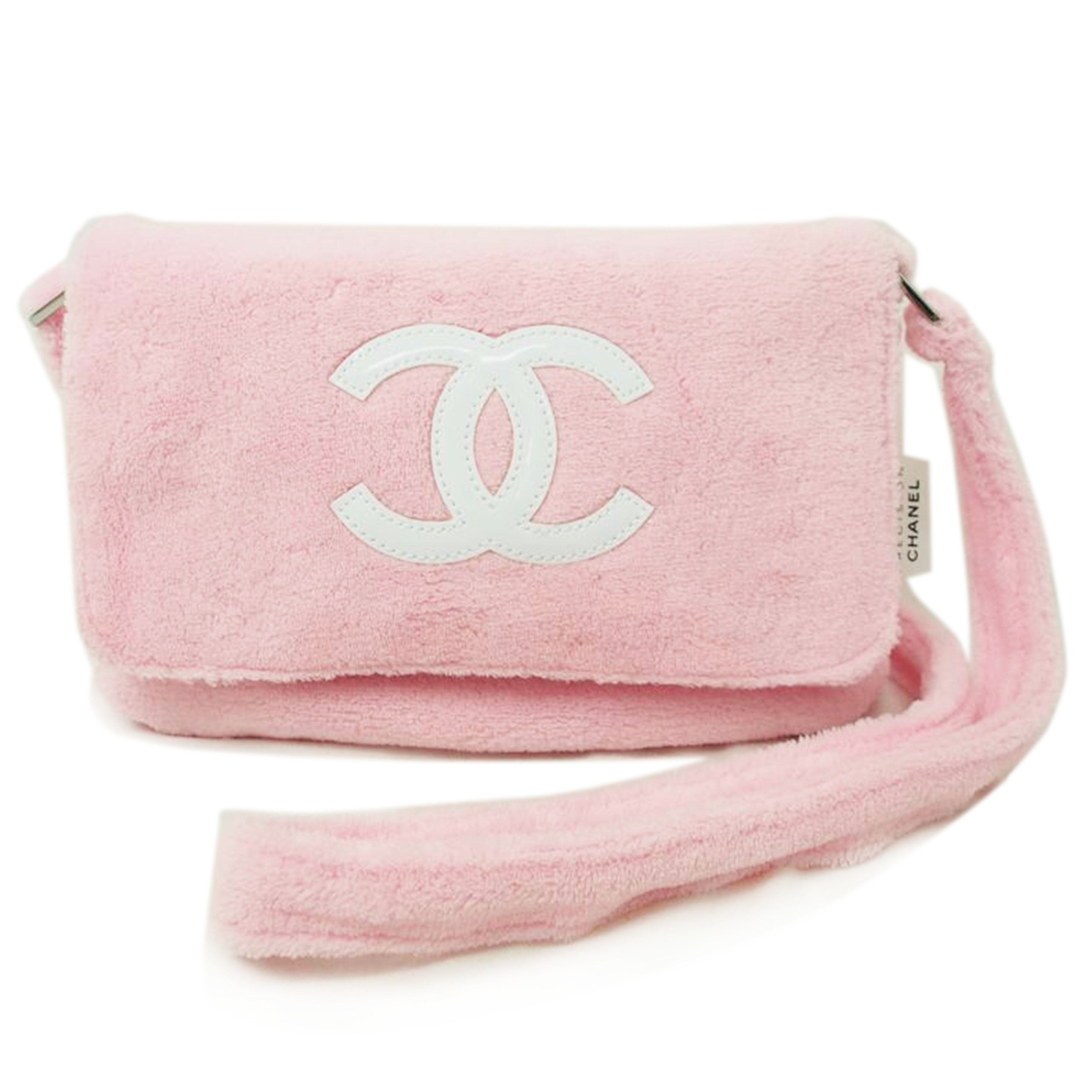 CHANEL シャネル/パイル地PRECISIONショルダー/ピンク//Aランク/78