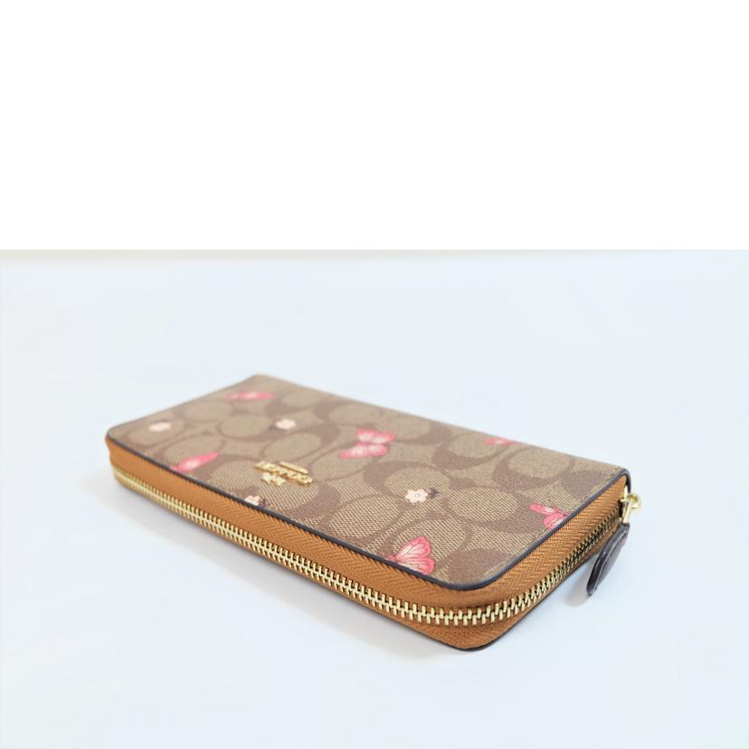 COACH コーチ/シグネチャーバタフライジッピーウォレット/2858//M1783/Aランク/71