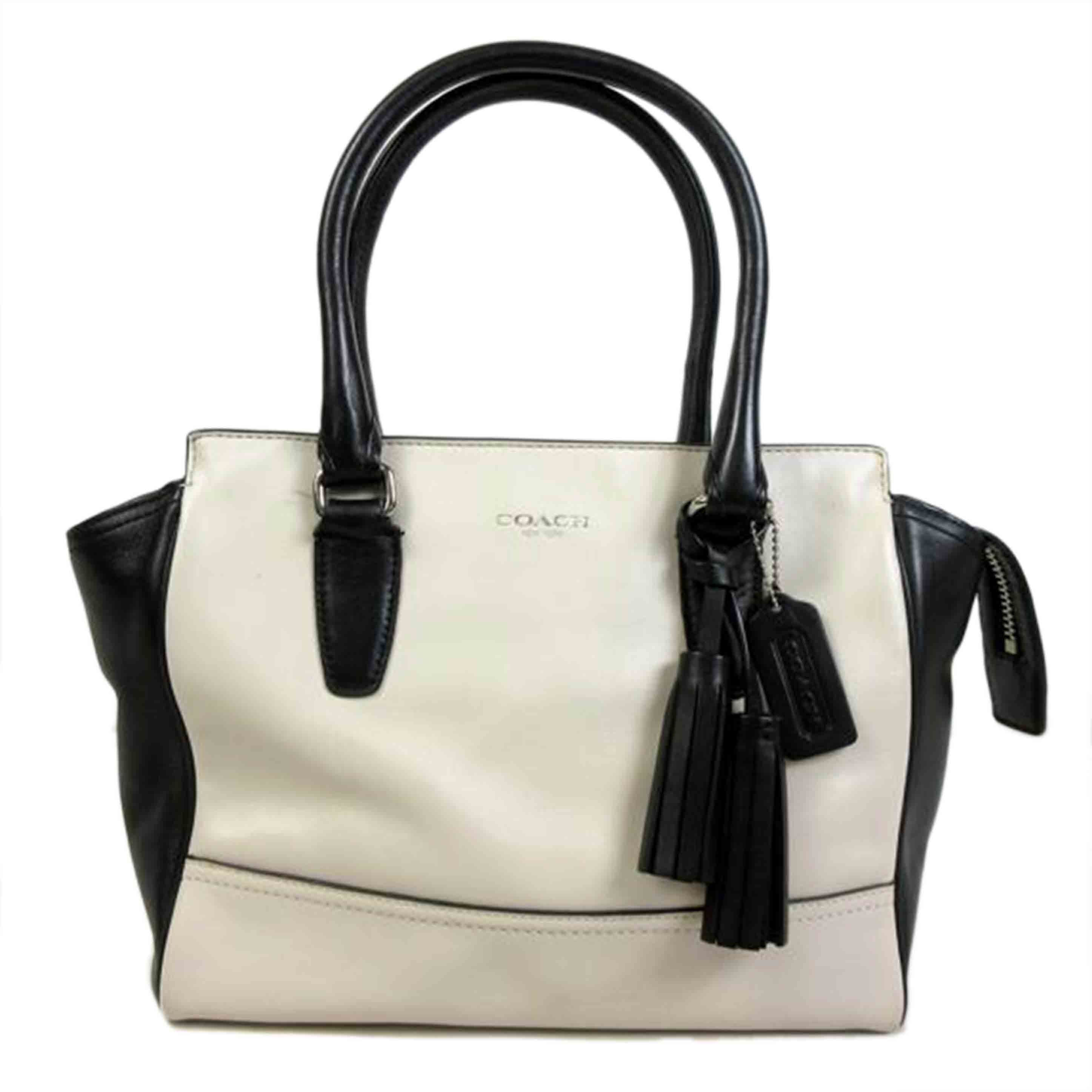 COACH コーチ/レザー タッセル ハンドバッグ/F25808//C14**/Bランク/70